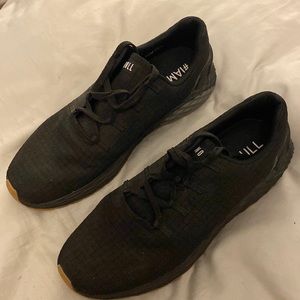 Men’s 10.5 black Nobull shoes. Only worm a few times. Good condition.